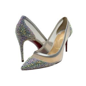 Christian Louboutin Galativi Strass Crystal Mesh 38